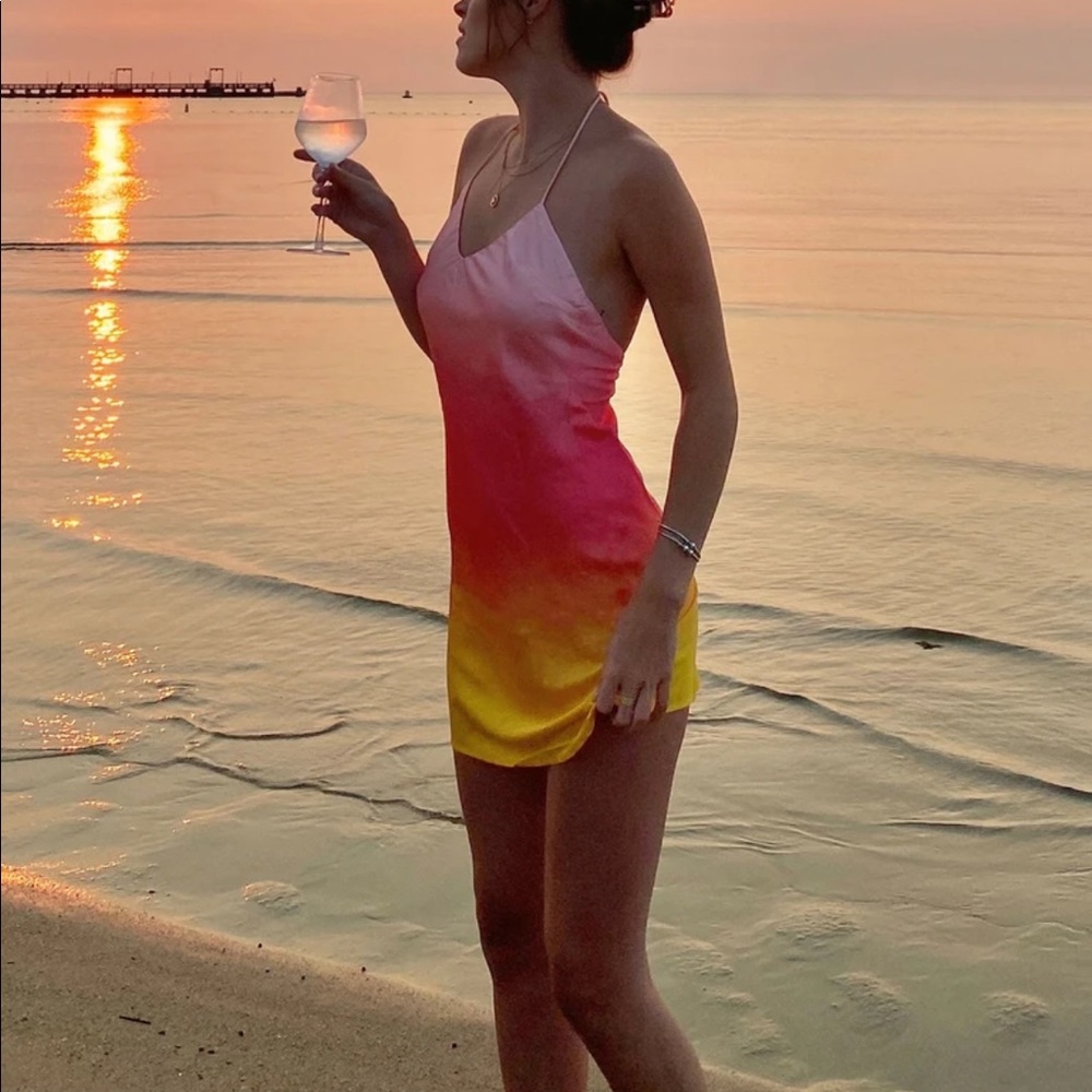 Sunset mini dress